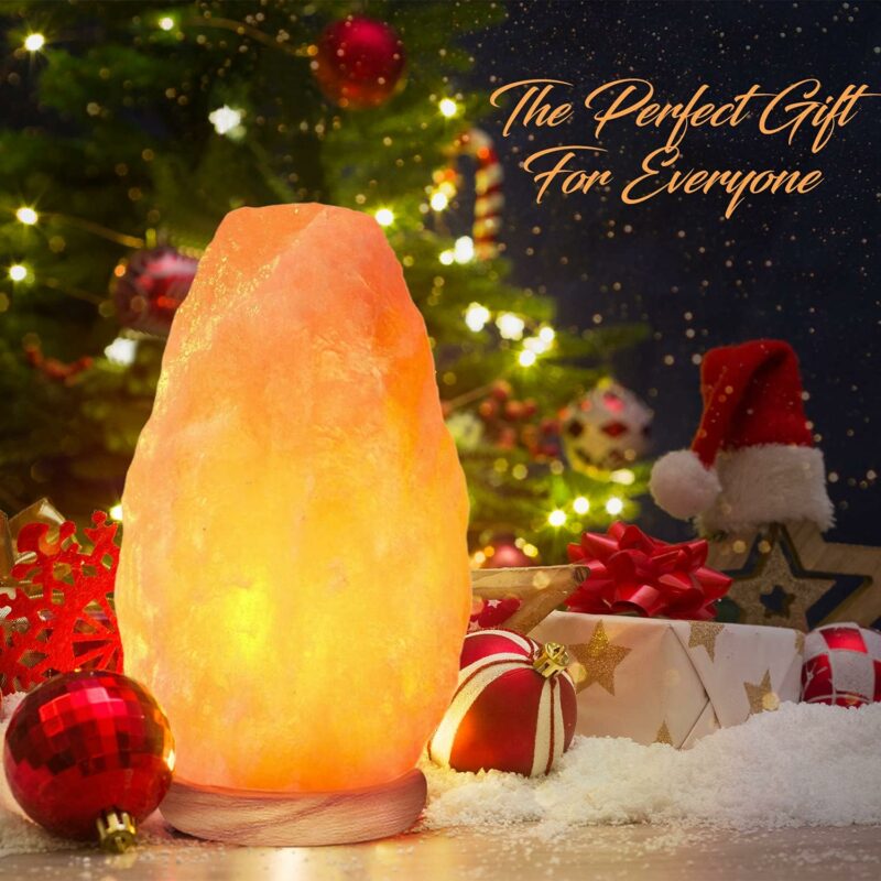 Himilayan Salt Desk Lamp Pink or White in Color | Multiple Sizes 5-50 Lbs. - Image 3
