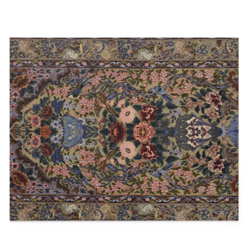 Antique Floral Rug Puzzle for Kids and Adults | 30-500 Pieces - Image 4
