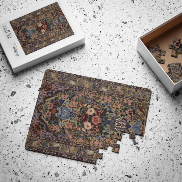 Antique Floral Rug Puzzle for Kids and Adults | 30-500 Pieces