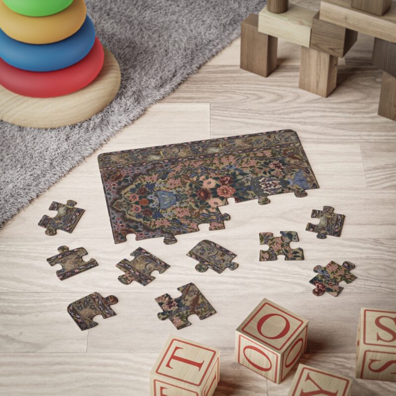 Antique Floral Rug Puzzle for Kids and Adults | 30-500 Pieces - Image 3