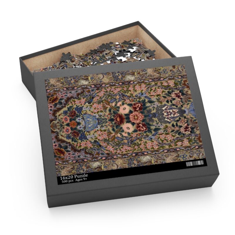 Antique Floral Rug Puzzle for Kids and Adults | 30-500 Pieces - Image 2