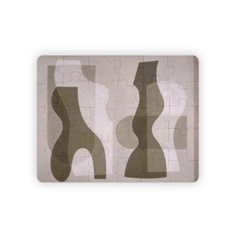 Gray Abstract Modern Puzzle for Kids and Adults - 30-500 Pieces - Image 6