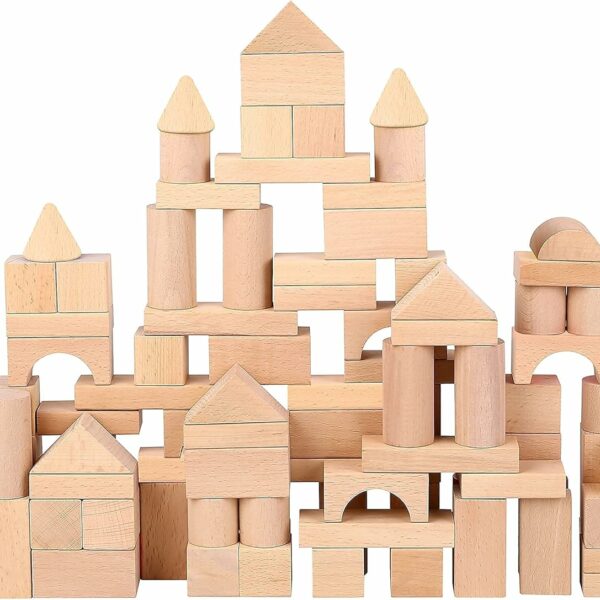 Geometric Learning Building Blocks for Kids | 100 Piece Set