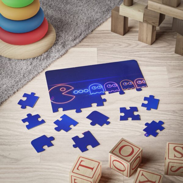 Neon Pacman Video Game Puzzle for Kids and Adults | 30-500 Pieces