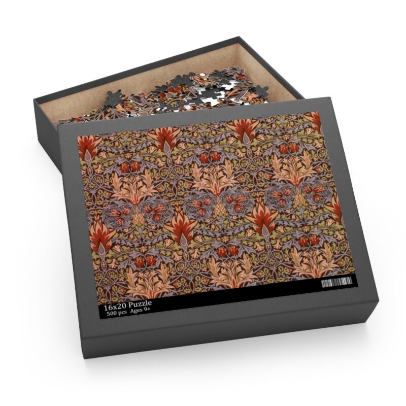 Antique Rug Pattern Geometric Puzzle for Kids and Adults | 30-500 Pieces - Image 2