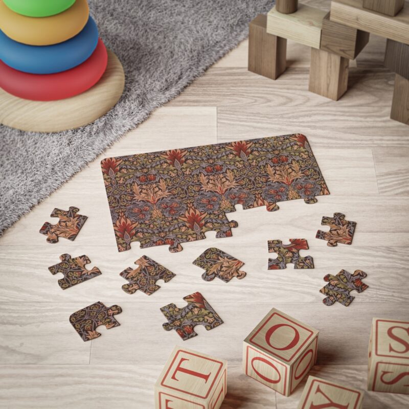 Antique Rug Pattern Geometric Puzzle for Kids and Adults | 30-500 Pieces - Image 5