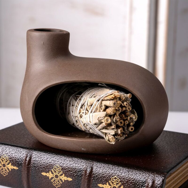 Rondo Ceramic Artistic Round Incense Burner - Image 2