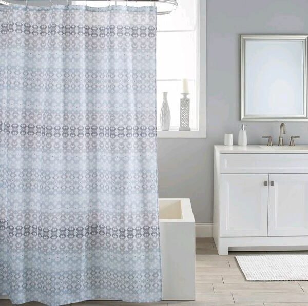 Modern Beige Boho Sheik Designed Bathroom Shower Curtain 71" x 71" - 4 Styles
