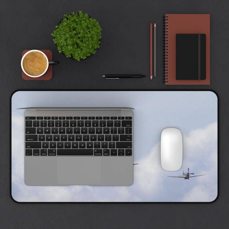 3 Fighter Jets Desk Mat, Air Force XL Mousepad - Educational Design - Image 2
