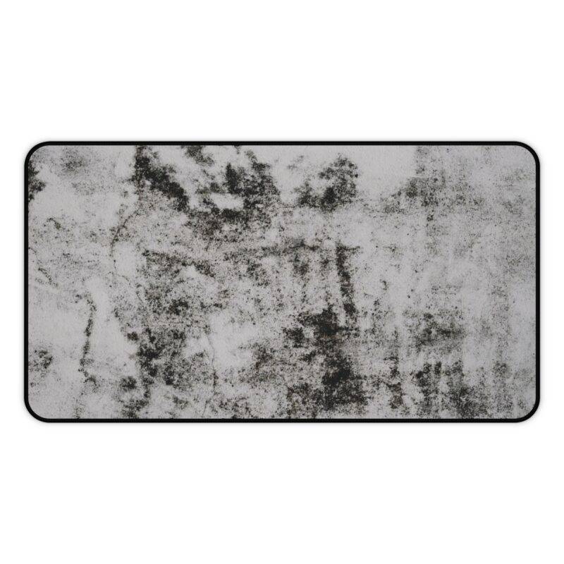 Grayscale Desk Mat, Black White Gray XL Mousepad - Minimalist Design - Image 3