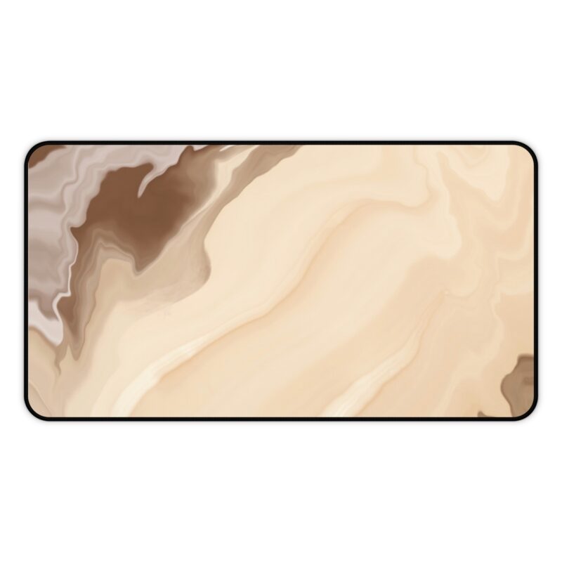 Sandy Beach Desk Mat, Boho Sheik XL Mousepad - Abstract Art Design - Image 2