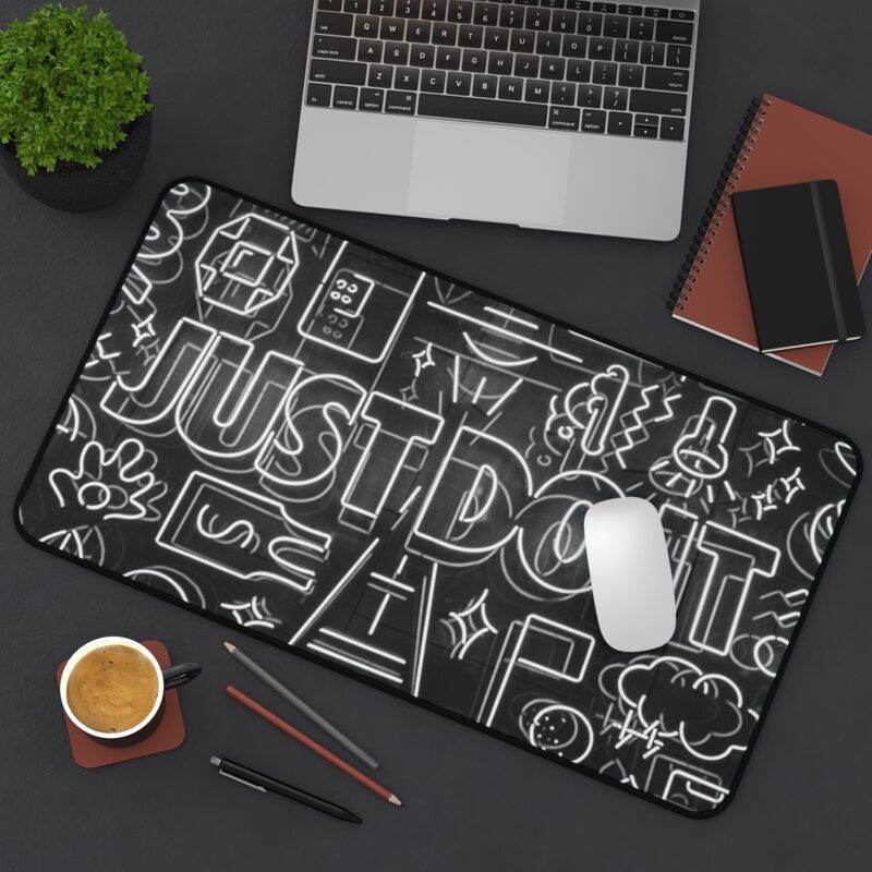 Just Do It Desk Mat, Artist Photo XL Mousepad - Art Design