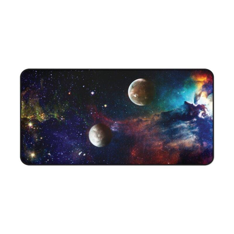 Planetary Orbit Desk Mat, Outer Space XL Mousepad - Other Worldly Design - Image 2