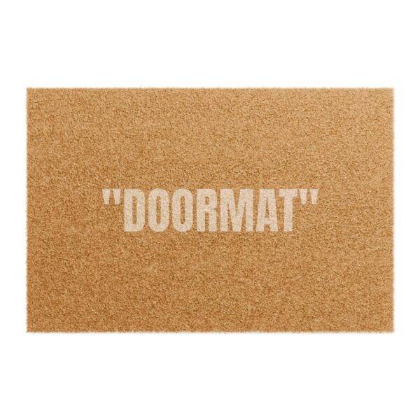 "DOORMAT" Off White - 24" x 16" Premium Coconut Coir Door Mat