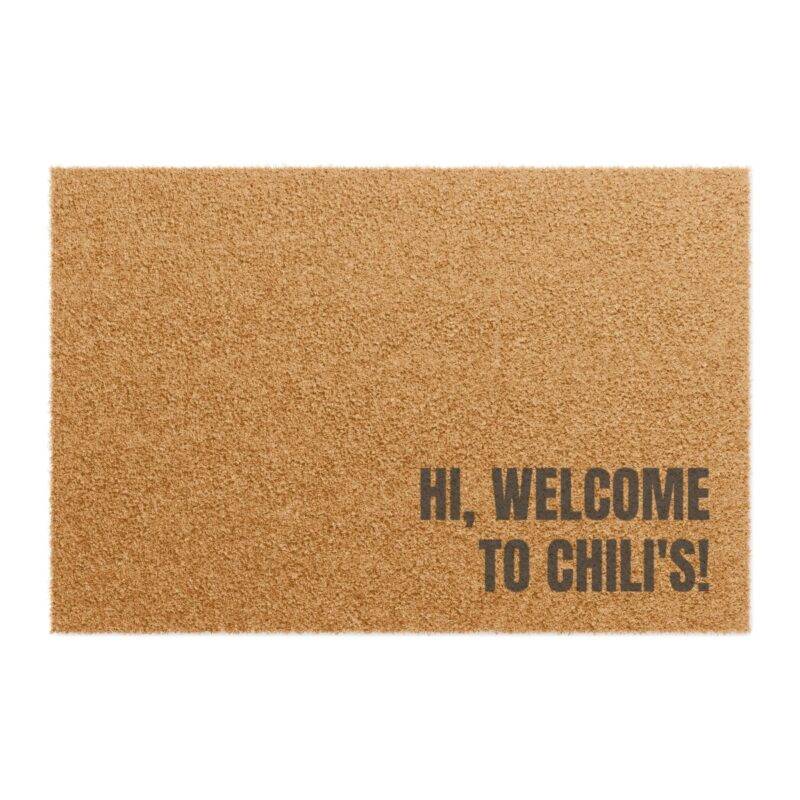 Welcome, to Chili's! - 24" x 16" Premium Coconut Coir Door Mat