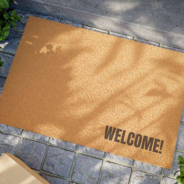 Welcome - 24" x 16" Premium Coconut Coir Door Mat