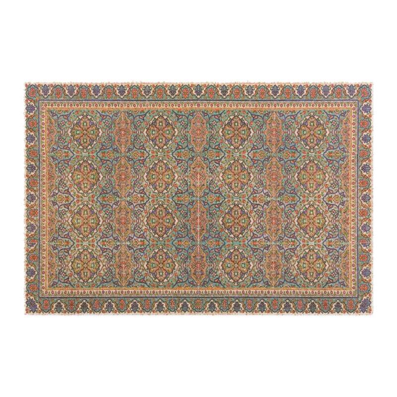 Colorful Afghani Rug Carpet - 24" x 16" Premium Coconut Coir Door Mat