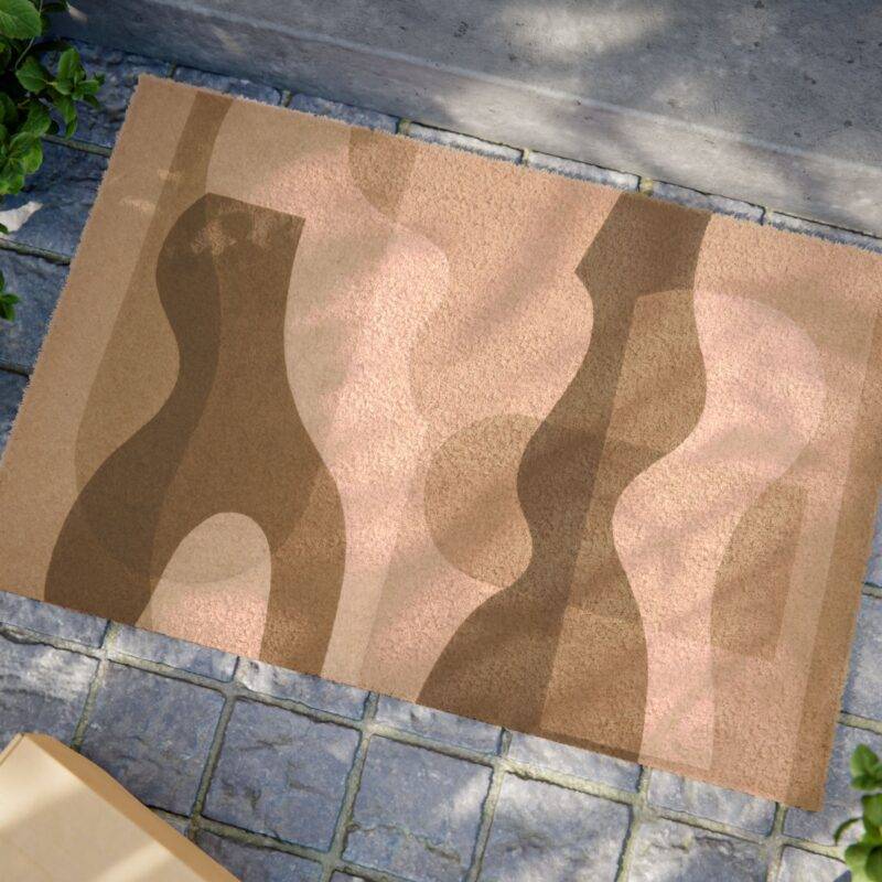 Simply Abstract Shapes - 24" x 16" Premium Coconut Coir Door Mat - Image 2