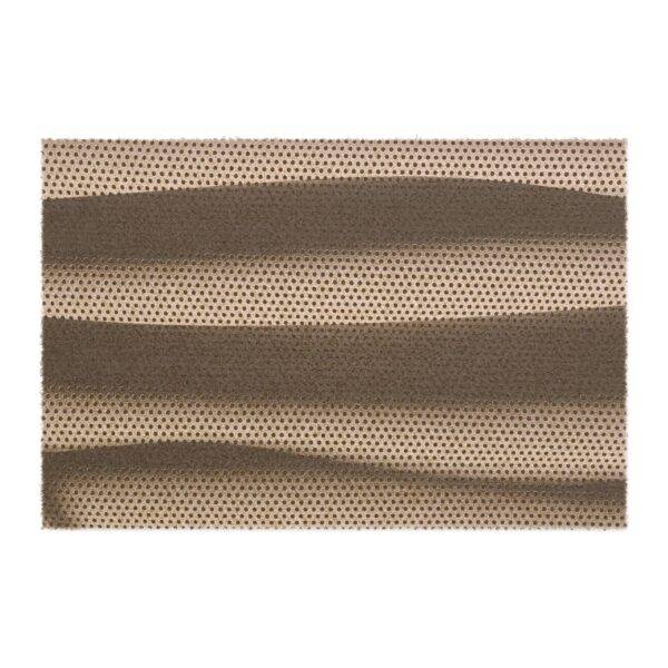 Wavy Texture Illusion - 24" x 16" Premium Coconut Coir Door Mat