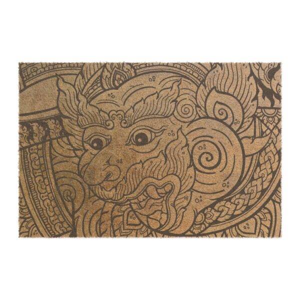 Traditional Chinese Dragon - 24" x 16" Premium Coconut Coir Door Mat