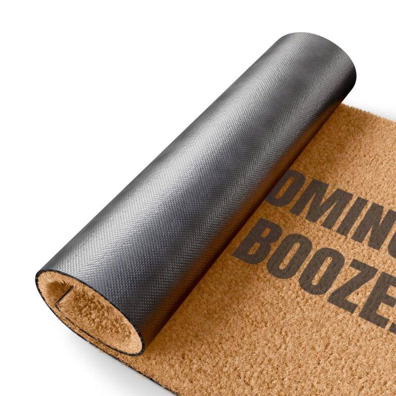 Thanks for Coming, and Bringing Booze! - 24" x 16" Premium Coconut Coir Door Mat - Image 4
